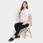 Ladies' Cotton T-Shirt, Ecru Melange, small image number null